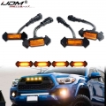 Ijdm 6000k White/amber 12v Front Grille Lighting For Car 2016-2020 Toyota Tacoma W/trd Pro Grill Only Front Grille Lighting Drl