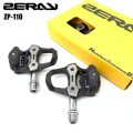 Zeray Zp-110 Carbon Fiber Bike Pedal Suitable For Keo Self-locking Professional Bicycle Pedals Road Bike Pedal - Bi