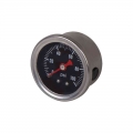 Racing 1/8 NPT Oil Fuel Pressure Gauge Liquid Filled Polished Case 0 100 psi Oil Press Gauge Fuel Gauge black Face|Oil Pressure