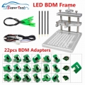 By Dhl Led Bdm Frame Kess Ktag Bdm Frame For K-tag With 22pcs Bdm Frame Adapters Ecu Tuning Programmer Tool 4pcs Probe Holder -