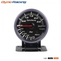 Dynoracing 2.5 Inch 60mm Car Turbo Boost Gauge 3 Bar White&amp;amber Dual Led Display With Peak Warning Car Gauge Car Meter