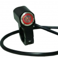 Motorcycle Scooter Light Switch Headlight 22mm Diameter Handlebar Switch Alloy On/Off Red LED Spotlight Switch Accessories|Motor