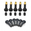 10pcs Wheels Tires Parts Rubber Tubeless Car Tire Valve Stem TR412 TR413 TR414 Dust Caps Tubeless Tire Valve Stem Black|Valve St