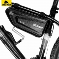 WILD MAN Mountain Bike Bag Rainproof Road Bicycle Frame Bag Cycling Accessories Hard Shell Tools Storage Panniers Capacity 1.5L|