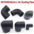 42/60/75/90mm Plastic L Shaped Air Pipe Elbow Outlet Connector For Webasto Eberspaecher Diesel Parking Car Heater Accessories| |