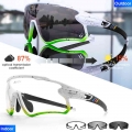 Scvcn Photochromic Bicycle Glasses Men’s Women Sports Runing Cycling Sunglasses Uv400 Fishing Eyewear Mtb Bike Bicycle Goggles -