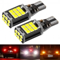 2pcs New T15 W16w Wy16w Super Bright Led Car Tail Brake Bulbs Turn Signals Canbus Auto Backup Reverse Lamp Daytime Running Light