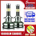 Smetana H4 H7 LED Bulbs Canbus Error Free Lampada H11 Led Headlights H8 9005 Hb4 9006 Hb3 Led Lamp 6000K 16000LM LED Fog Lights|