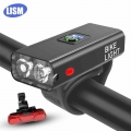 2400 Mah Bicycle Light 6 Modes USB Bike Lights IPX6 1500LM Power Display MTB Mountain Road Bike Front Lamp Cycling Equipment|Bic