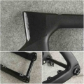 BoB Black on Black T1100 1K F12 Disk Carbon Road Frames BSA Frameset Disc Talon Handlebar with 400 420 440*80 90 100 110mm|Bicyc