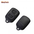 Okeytech For Toyota Remote Key Shell Cover Case 2 Button Keyless Entry Car Key Fob Replacement For Toyota Rav4 Corolla 1998-1999