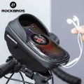 ROCKBROS MTB Road Bike Bag Waterproof 0.3mm TPU Touch Screen Bicycle Handlebar Bag Front Bag Cycling Phone Bag Bike Accessories|