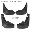 4pcs Front and Rear Mudflap Fender Mud Guard Splash Flaps Mudguard for Ford Focus 2 MK2 MK2.5 Hatchback 2005 2011 2008 2007 2006