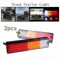 2pcs 12V 20 LED Truck Trailer Rear Light Waterproof High Brighness Lamp Turning Signal Indicator Light Truck Light Led Lights|Tr