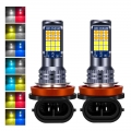 2Pcs H8 H11 LED Bulbs Led 9005 9006 3030 24 SMD Auto Front Fog Lamp Led Headlight Lamps Bulb H3 H4 H7 LED Fog Light DC 12V|Car F