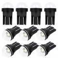 10PCS New T10 W5W WY5W 168 501 192 2825 COB LED Car Wedge Parking Light Side Door Bulb Instrument Lamp Auto License Plate Lights