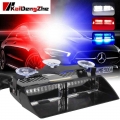 12v 16 Bead Led Car Light Police Strobe Light Emergency Suction Cup Warning Light For Trailer With Cigarette Lighter 18 Model -