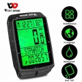 WEST BIKING Wireless Bicycle Computer LED Waterproof 5 Language Cycling Bike Odometer Stopwatch Speedometer 2.3in Bike Computer|