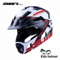 Children Off road Bicycle Helmet with Rear Light Full Face Kids Skateboarding Helmet for Boys and Girls Cycling Balance Bike|Bic