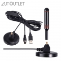 AUTOUTLET Car Antenna for Digital TV High Gain Caravan Digital HD TV Antenna Portable Indoor Outdoor Digital Antenna HD TV Aeria