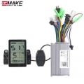 Electric Bike Controller 24v/36v/48v 250w/350w Brushless Controller With Lcd Display Panel For Electric Bicycle E-bike Scooter -