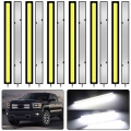 6x 17cm Super Bright Car Led Fog Bulb Cob Styling Drl Daytime Running Light 12v Auto Interior Lamp Motorcycle Styling Atmosphere