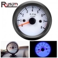 2" 52mm Car Motorcycle Tachometer 12v Blue Led 0~8000 Rpm Meter Pointer Tacho Gauge For Motorcycle Truck / Atv Tacometro Fr