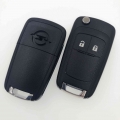 2 Button Remote Key Blank For Opel Vauxhall Zafira Astra Insignia Holden Flip Car Key Shell Cover Fob Case With Screw - Car Key