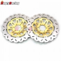 2PCS Motorcycle Front Brake Disc Rotors For Honda CB400SF CB 400 SF CB400 SuperFour NC39 vtec 1999 2012 New models|Brake Disks|