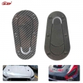 R-ep Universal Car Carbon Fiber Sticker For Hood Lock Racing Bonnet Decorative Hood Scoop Stickers For Bmw Nissan Amg Mustang -