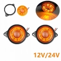 2PCS LED Spotlights For Truck Side Marker Light Auto Truck Lorry Trailer Bus Tail Brake Light Car Warning Lamp Indicator Light