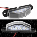 2pcs 12V 24V 4 LEDs LED Car Truck Number License Plate Light Rear Lamp Tail Light For Trailer Boat RV|Truck Light System| - Of