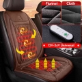 Heated Car Seat Cover 12-24v Universal Car Seat Heater 30's Fast Heating Pad Thicken Car Heated Seat Cushion Warm Seat Prote