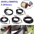 New 5/10/15/20/30M High Pressure Hose 5800PSI 40MPa 3/8 Quick Connect for Washing Spray gun Water Cleaning Washer Connecting|Car