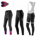 Black/red summer autumn Cycling Pants 9d Gel Pad Bike Bicycle Trousers Long Culotte Ciclismo Women Cycling Wear|Cycling Pants|