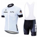 2021 New white STRAVA Bicycle Team Short Sleeve Maillot Ciclismo Men Cycling Jersey Summer breathable Cycling Clothing Sets|Cycl