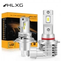 HLXG H11 LED H8 h7 H4 HB3 9005 HB4 9006 CSP Car Headlight Bulbs diode motorcycle fog lamp 6000K nebbia luces led para auto 12V|C