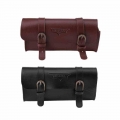 Retro Bicycle Tail Bag PU Leather Cycling Bag Saddle Pouch Rear Pannier Personalized Riding Vintage Bike Bag Bicycle Accessories