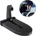 Universal Folding Car Door Step Latch Hook Step Mini Auxiliary Foot Pedal Aluminium Alloy Safety Hammer For Jeep Car Accessories