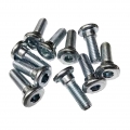 10 Pcs M8x20mm Hex Socket Disc Motorcycle Brake Rotor Mount Bolt Screw Stainless Steel Motorcycle Brake Disc Rotor Bolts - Nuts