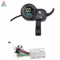 Electric Scooter Controller With Display Thumb Throttle 24V 48V 250W 350W BLDC Controller Electric Scooter E Bike Accessory 15A|