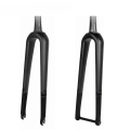 Toseek Full Carbon Fiber Bicycle Road Front Fork Bike Fork Parts Quick Disassembly Or Barrel Shaft Max Tire Size 700c * 45mm - B