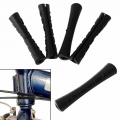 2/4 PCs Bicycle Sleeve Rubber Cable Protector for Pipe Line Brake Shift 2 Colors Ultralight MTB Frame Protective Cable Guides|Pr