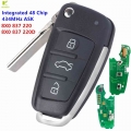 Replacement Flip Remote Key 434mhz 48 Chip Audi A1 Q3 2012- - ebikpro.com