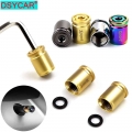 Dsycar 1set Anti-theft Sport Tire Valve Dust Caps Dustproof Tire Cap Valve Stem Caps For Cars , Bike, Moto New - Valve Stems &am