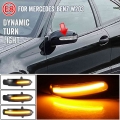 For Mercedes Benz C Class W203 S203 Cl203 2001 - 2007 Led Dynamic Turn Signal Light Side Mirror Blinker Sequential Lamp - Signal