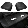 Car Seat Cover Front Rear Full Set PU Leather Auto Car Chair Covers Automobiles Seat Cushion Protector for Auto Truck Suv Van|Au