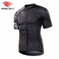 RION Men Cycling Jersey Motocross Shirt 2021 Short Sleeve MTB Quick Dry Road Bike Breathable Tops Clothing Maillot Ciclismo Ropa