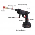 38V Battery Cordless High Pressure Car Washer Rechargeable Car Wash Gun Electric Water Gun Foam Machine for Makita| | - Office