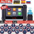 2022 Newest Autel Maxicom Mk808bt Obd2 Scanner Car Diagnostic Tool Auto Immo/epb/sas/bms/tpms/dpf Upgraded Version Of Mk808 - Co